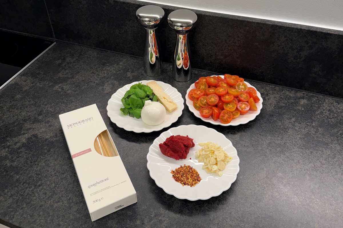 Ingedienser Pasta Pomodoro Ingedienser Pasta Pomodoro