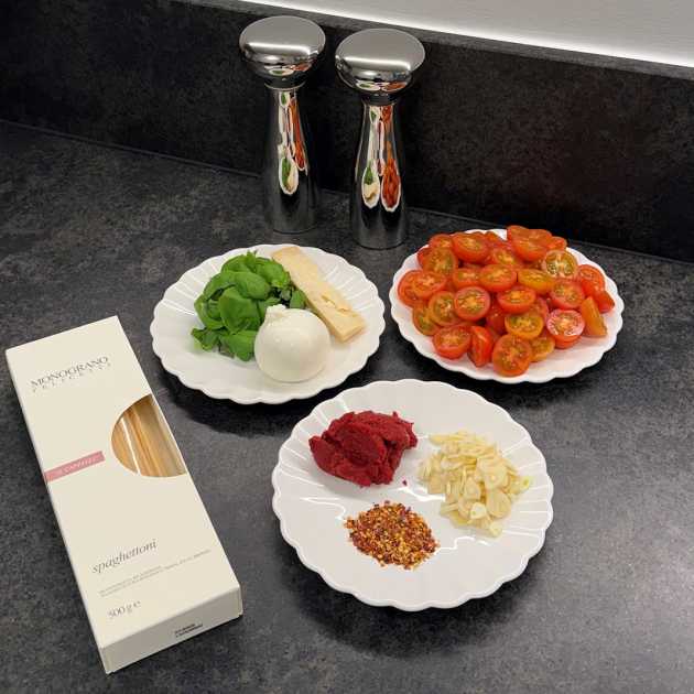 Ingedienser Pasta Pomodoro