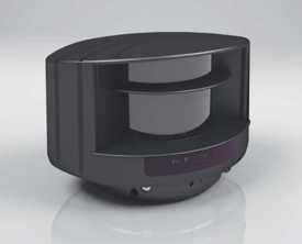 Horizontal laser scanner